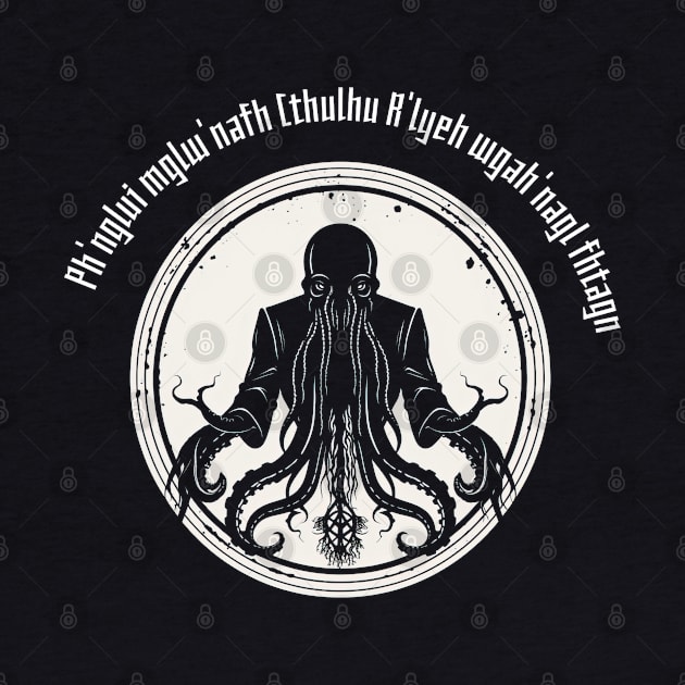 Ph'nglui mglw'nafh Cthulhu R'lyeh wgah'nagl fhtagn by obstinator